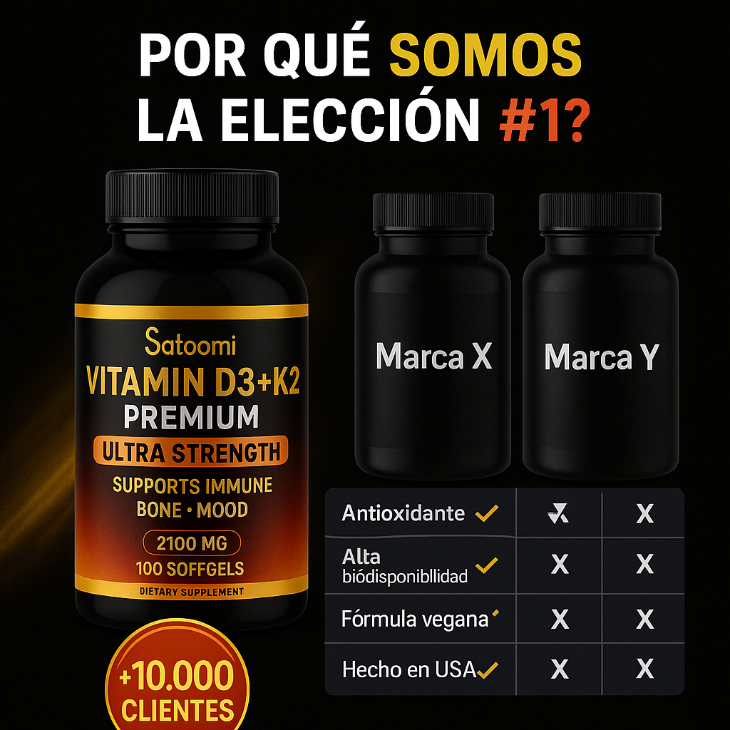 Vitamina D3+K2 - Satoomi