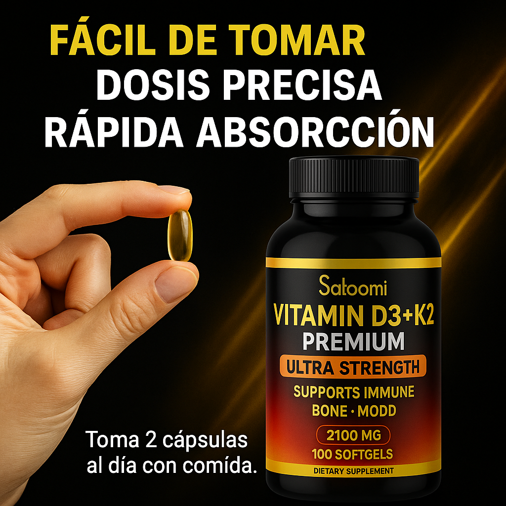 Vitamina D3+K2 - Satoomi