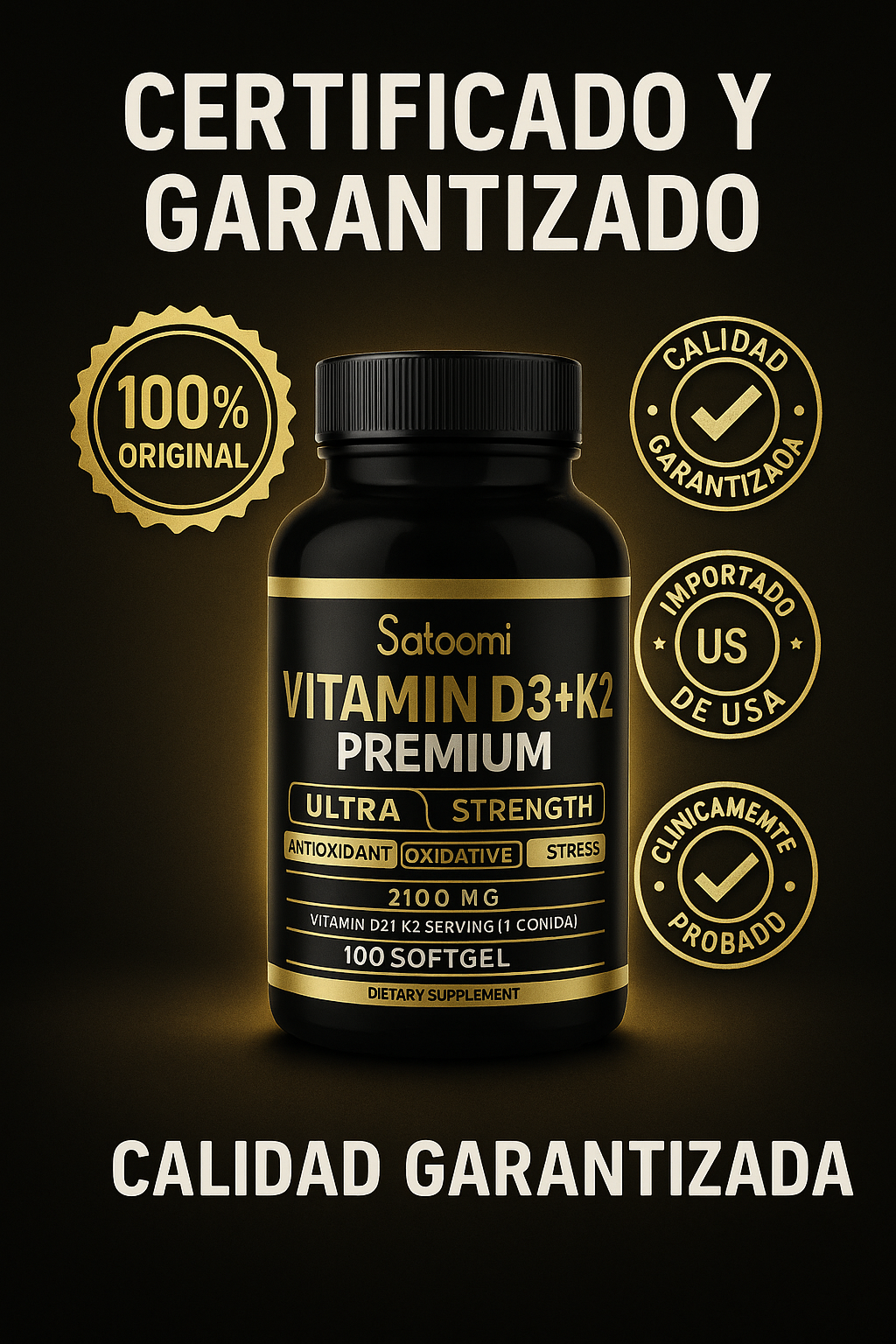 Vitamina D3+K2 - Satoomi